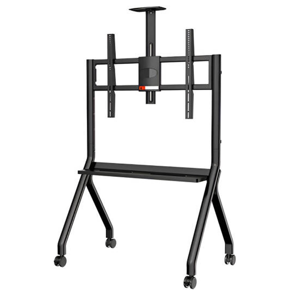 Support en Métal Mobile Noir pour Tableau Blanc, Tableau Noir, Tableau Effaçable À Sec, Support Roulant Réglable, pour Salle De Classe De Bureau À Domicile